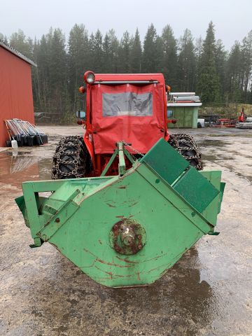 809600-6 Veteran tractor with front loader and snow thrower David Brown 880 -1964