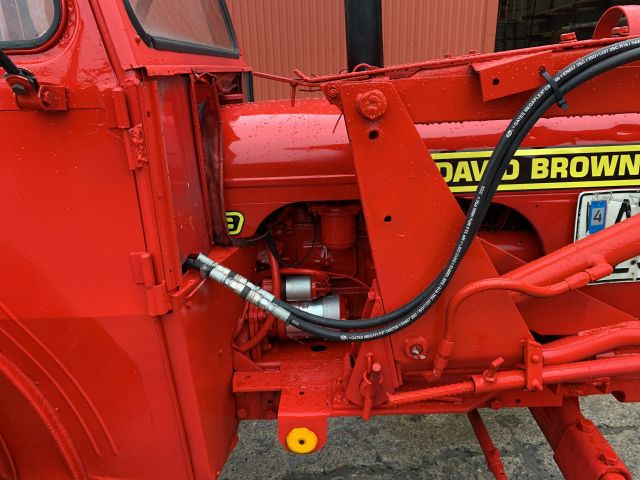 809600-14 Veteran tractor with front loader and snow thrower David Brown 880 -1964