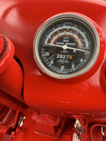 809600-18 Veteran tractor with front loader and snow thrower David Brown 880 -1964