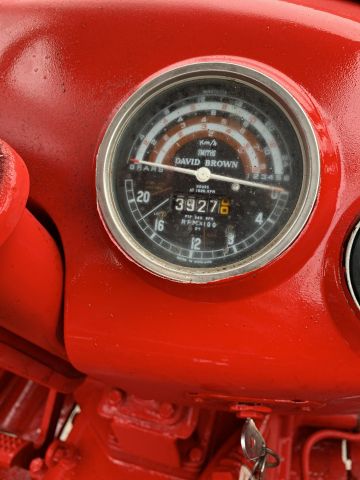 809600-19 Veteran tractor with front loader and snow thrower David Brown 880 -1964