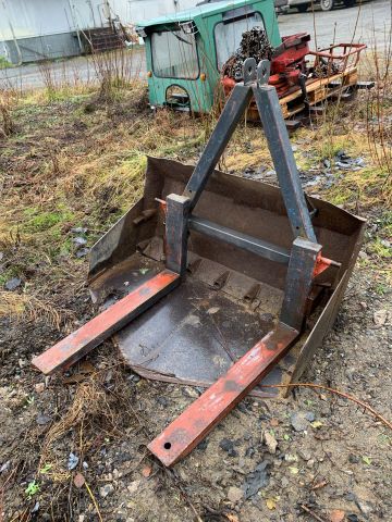 809600-20 Veteran tractor with front loader and snow thrower David Brown 880 -1964