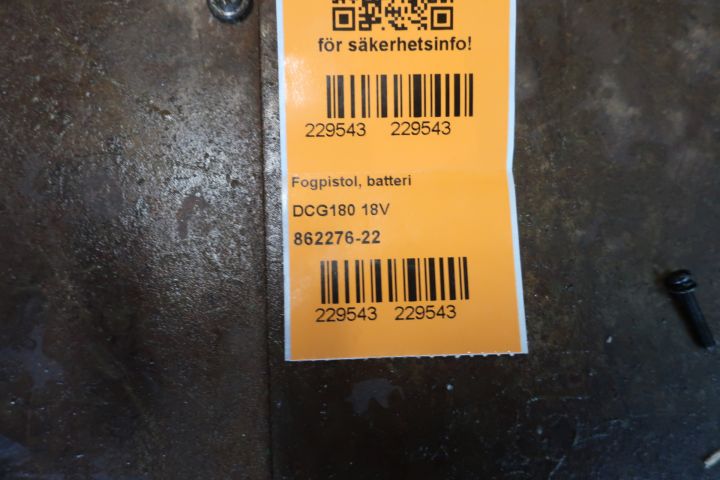 833032-14 Joint gun, Makita DCG180, battery powered