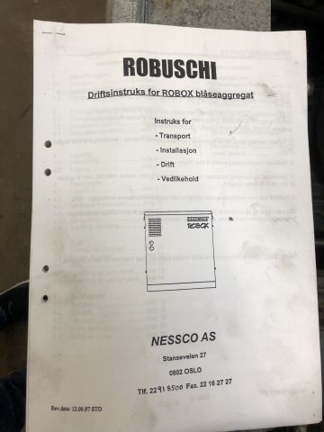 833845-6 Blower unit Robuschi Robox Nessco RB LS 10-20