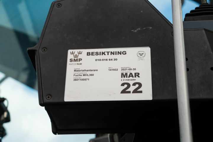 845364-14 Material Handler, TEREX Fuchs MHL 360 - 2007