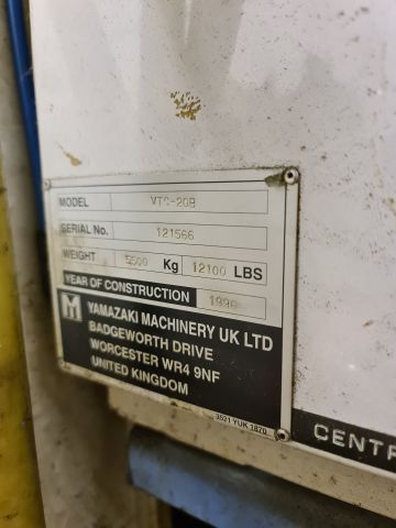 841476-8 Mazak CNC milling machine VTC 20B