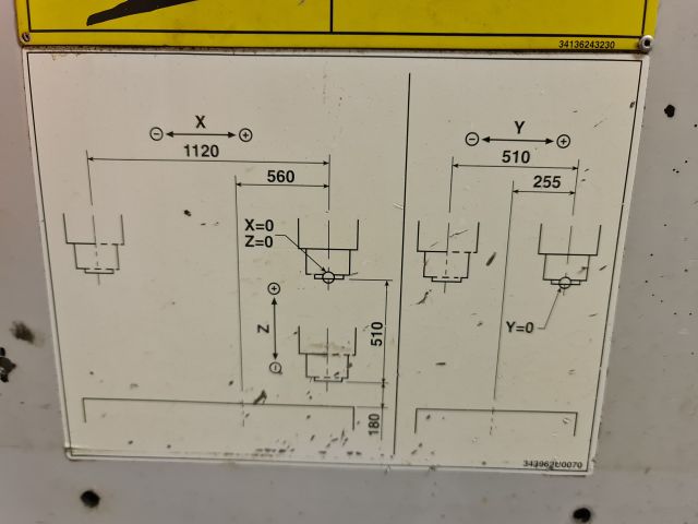 841476-17 Mazak CNC milling machine VTC 20B
