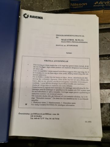 841476-21 Mazak CNC milling machine VTC 20B