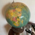 844771-1 Globe 1983, Grandfather Clock Tempus Fugit