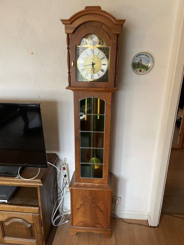 844771-4 Globe 1983, Grandfather Clock Tempus Fugit