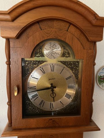 844771-5 Globe 1983, Grandfather Clock Tempus Fugit