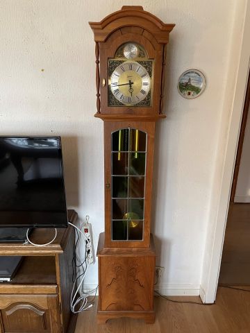 844771-6 Globe 1983, Grandfather Clock Tempus Fugit