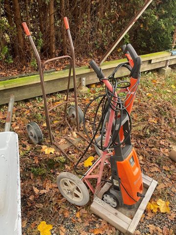 844788-4 High pressure washer and carts Husqvarna PW125