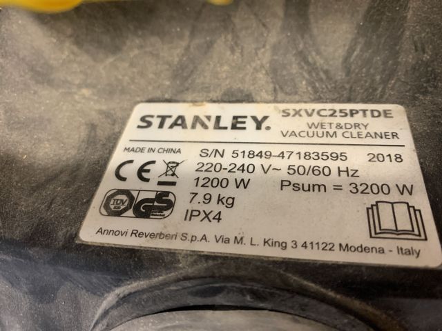 802838-4 Vacuum cleaner Stanley SX30Xtd