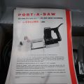 833163-4 Portable band saw, Collins Port-a-saw 7721 E4