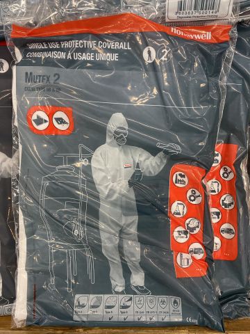 847258-2 Assortment with disposable protective overalls