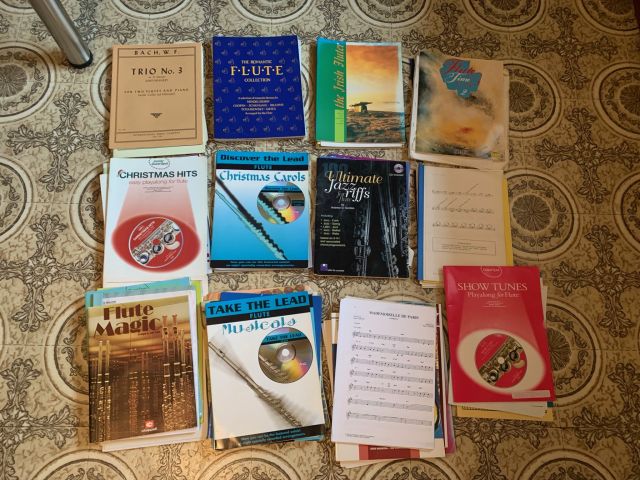 777331-1 About 50 notebooks flute