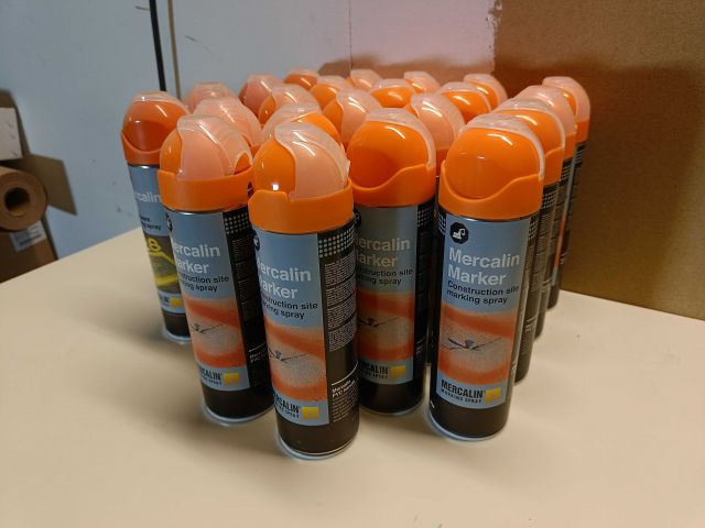 825827-2 22 Cans Cans Marker paint Mercalin Marker