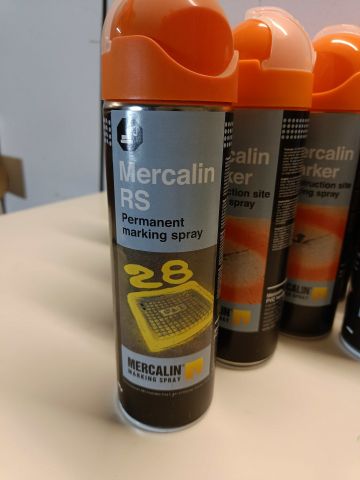 825827-4 22 Cans Cans Marker paint Mercalin Marker