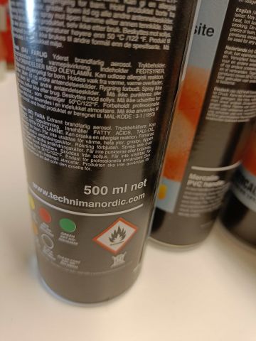 825827-5 22 Cans Cans Marker paint Mercalin Marker