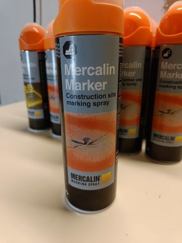 825827-6 22 Cans Cans Marker paint Mercalin Marker
