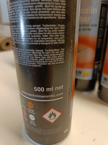 825827-7 22 Cans Cans Marker paint Mercalin Marker