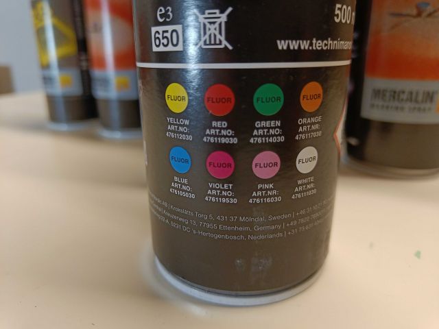 825827-8 22 Cans Cans Marker paint Mercalin Marker