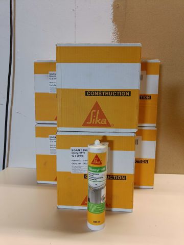 825833-1 70 Stycken tuber Latexfog Sika Sikacryl vit 300ml