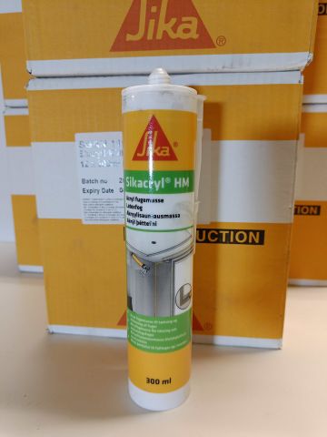 825833-3 70 Stycken tuber Latexfog Sika Sikacryl vit 300ml