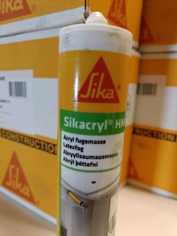 825833-4 70 Stycken tuber Latexfog Sika Sikacryl vit 300ml