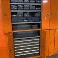 809669-1 Workshop cabinet SSI Schäfer with drawers incl. contents, assortment boxes