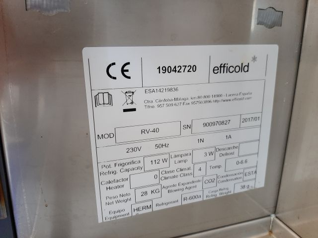 746489-5 Display Cooler - Efficold - RV-40