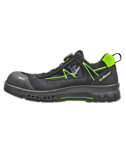 850041-1 Sievi Air R2 Roller safety shoes S1, Black / Green, Size 45