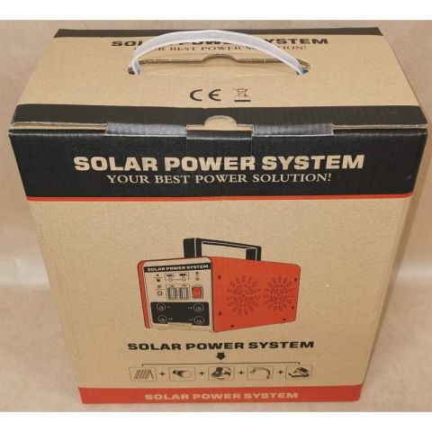 850184-2 Solar-powered power plant 10 watts with lighting and USB