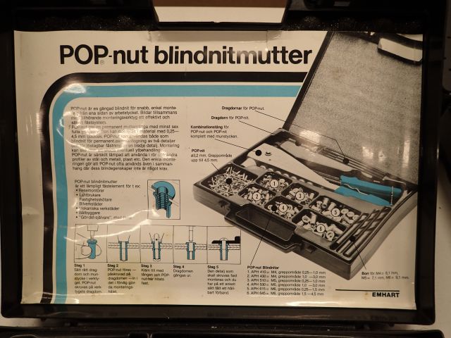 753535-3 Pop-Nit Blind Rivet Nut Set & Shrinkage Set