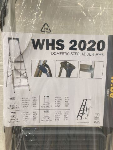 850300-2 Household ladder Wibe WHS 2020 4-step