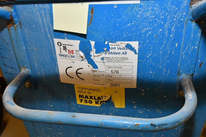 850089-4 Lyftcontainer / tippbar fodervagn