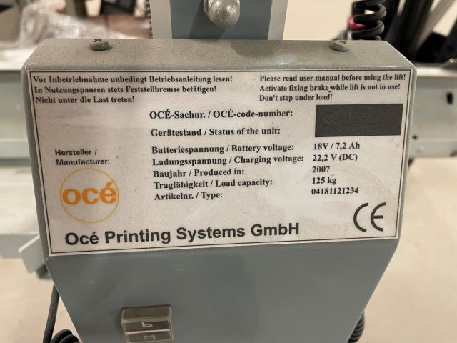 847902-7 Material Lift & Drive 125P -2007