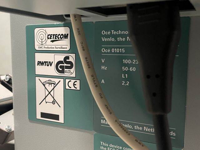 847976-6 Copying, scanning and printing station Océ 500/600