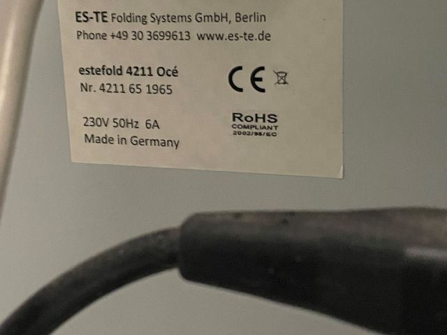 847976-20 Copying, scanning and printing station Océ 500/600