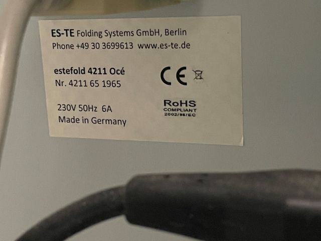 847976-21 Copying, scanning and printing station Océ 500/600