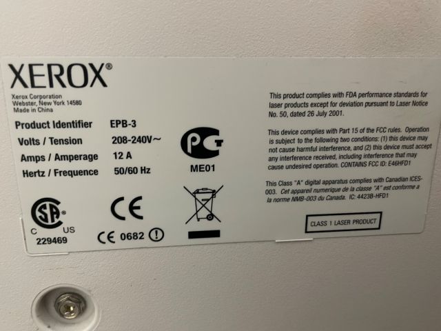 847977-11 Document Center Xerox 4112