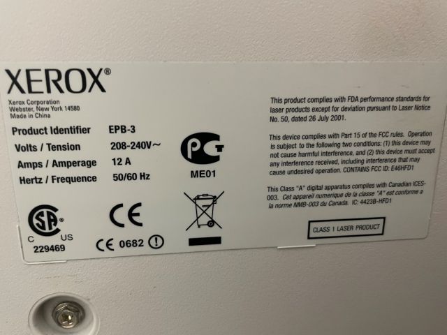 847977-12 Document Center Xerox 4112