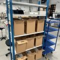 847993-5 Sheet metal shelves 15 sections