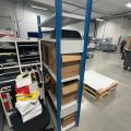 847993-6 Sheet metal shelves 15 sections