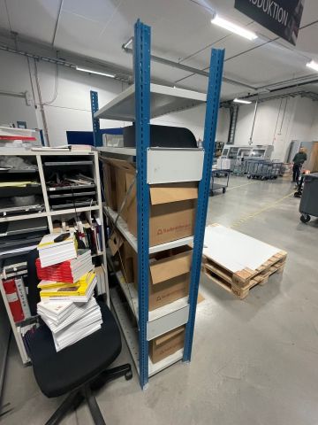 847993-6 Sheet metal shelves 15 sections
