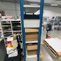 847993-7 Sheet metal shelves 15 sections