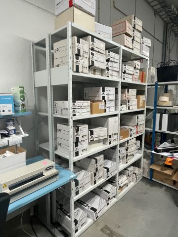 847993-13 Sheet metal shelves 15 sections