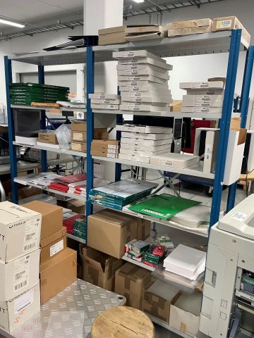 847993-16 Sheet metal shelves 15 sections