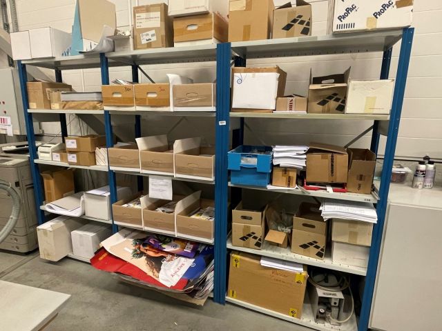 848045-1 Sheet metal shelves 9 sections