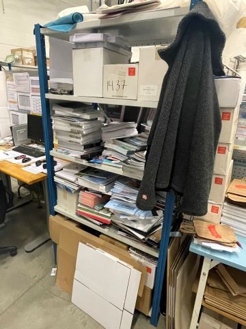 848045-2 Sheet metal shelves 9 sections